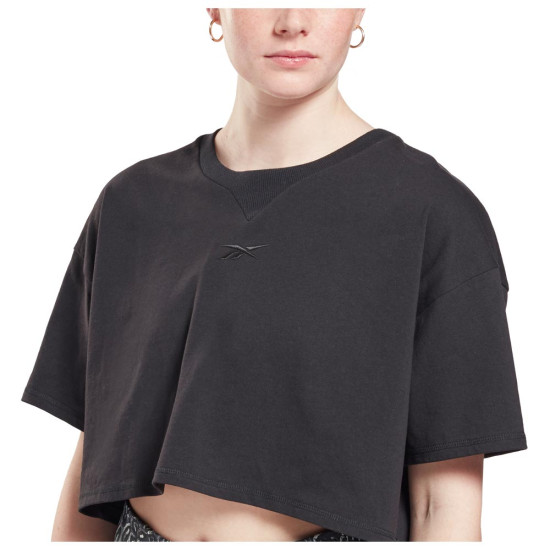Reebok Γυναικεία κοντομάνικη μπλούζα Studio Cropped